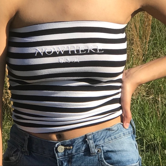 Striped Tube Top - Picture 1 of 3